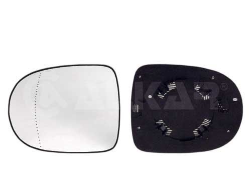 ALKAR Spejlglas, udvendig spejl 6451176 ALKAR 6451176 originale RENAULT Sidespejl glas pris