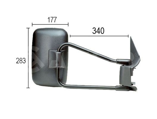 ALKAR Külső visszapillantó 9202963 Karosszéria elemek MIA ELECTRIC Mia Van: Külső visszapillantó ALKAR 9202963