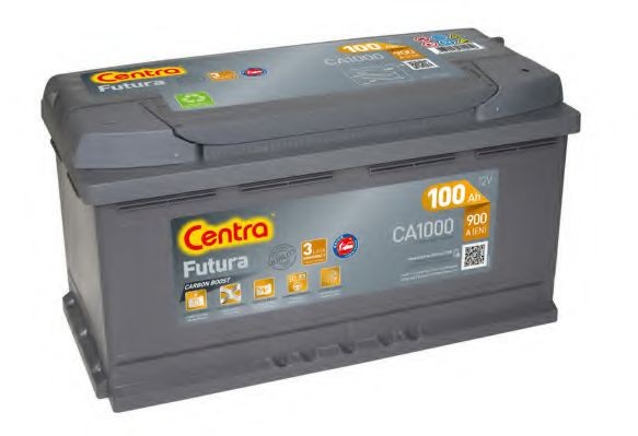 Startera akumulatoru baterija CENTRA CA1000 CENTRA Futura CA1000 Akumulatoru baterija Iveco Daily 2001