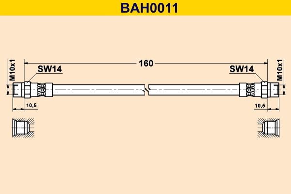 Barum Remslang BAH0011 BAH0011 Barum Remslangen Nissan goedkoop
