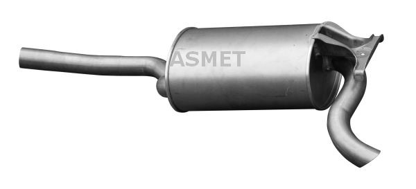 ASMET Koncový tlmič výfuku 01.004 Koncový tlmič výfuku ASMET Mercedes-Benz VARIO 01.004