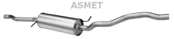 ASMET Marmitta centrale 03.098 03.098 costo Marmitta centrale Volkswagen TOURAN ASMET