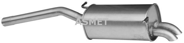 ASMET Endschalldämpfer 03.101 03.101 Endschalldämpfer ASMET VW T-CROSS