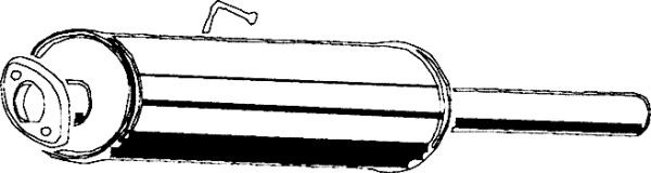 ASMET Fremre eksospotte 07.082 Forreste lyddemper ASMET Ford TOURNEO CONNECT 07.082