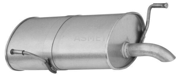 ASMET Bagpotte 08.072 Udstødning bagpotte ASMET Peugeot 106 08.072