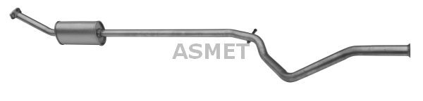 ASMET Uitlaat middendemper 08.073 Tussendemper ASMET 208 08.073 goedkoop