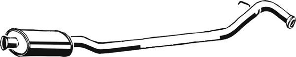 ASMET Front Silencer 10.013 RENAULT MEGANE ASMET front silencer 10013