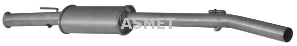 ASMET Uitlaat middendemper 10.074 Tussendemper ASMET LATITUDE 10.074 goedkoop