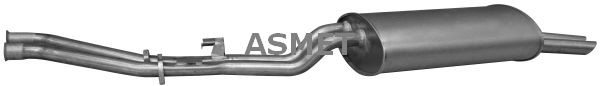 ASMET Bakre ljuddämpare 12.023 12.023 ASMET japsdämpare BMW 5-serie