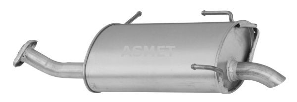 ASMET Panela de escape traseira 14.041 14.041 Silenciador traseiro MINI Cabrio ASMET