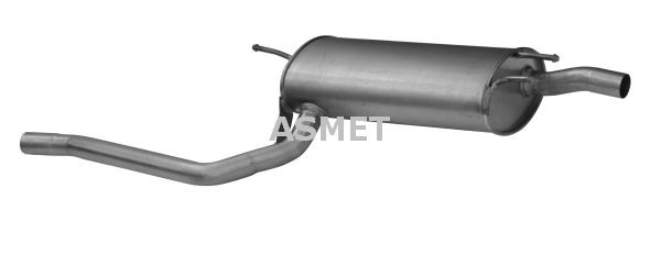 ASMET Bakre ljuddämpare 20.023 20.023 ASMET bakre ljuddämpare Toyota MR 2
