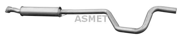 ASMET Midtre lydpotte 30.011 30.011 Mellomlyddemper LAND ROVER RANGE ROVER EVOQUE ASMET
