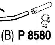 Exhaust Pipe VEGAZ HOR-70 VEGAZ HOR-70 Exhaust pipe Honda CIVIC 2002