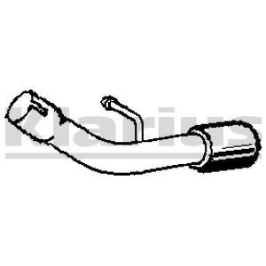 Tubo de escape VEGAZ MZR-128 VEGAZ MZR-128 Tubos de escape MAZDA 3 2003