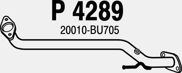 Voorpijp VEGAZ DR-198 VEGAZ DR-198 Uitlaatpijp Nissan ALMERA 2002