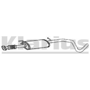 VEGAZ Marmitta centrale FTS-397 VEGAZ FTS-397 Silenziatore centrale Fiat Bravo 2 serie prezzo