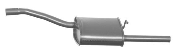 VEGAZ Bakre eksospotte FS-450 VEGAZ FS-450 Lyddemper eksos Ford Focus mk1 Sedan billige