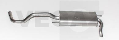 VEGAZ Izplūdes gāzu trokšņa slāpētājs (pēdējais) VS-245AT VEGAZ VS-245AT orģinālās Izplūdes gāzu trokšņa slāpētājs VW Jetta MK1 cena