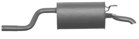 VEGAZ Panela de escape traseira FTS-254 VEGAZ FTS-254 Panela de escape traseira Volkswagen BORA originais