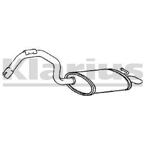 VEGAZ Marmitta JS-31 VEGAZ JS-31 costo Marmitta posteriore Jaguar XJ40 originale