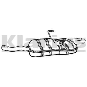 VEGAZ Izplūdes gāzu trokšņa slāpētājs (pēdējais) MOS-222 VEGAZ MOS-222 Izplūdes gāzu trokšņa slāpētājs MG TF cena