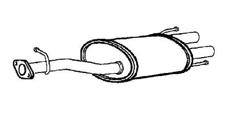 VEGAZ Takaäänenvaimentaja HOS-199 hinta Honda CM Takavaimennin HOS-199 VEGAZ