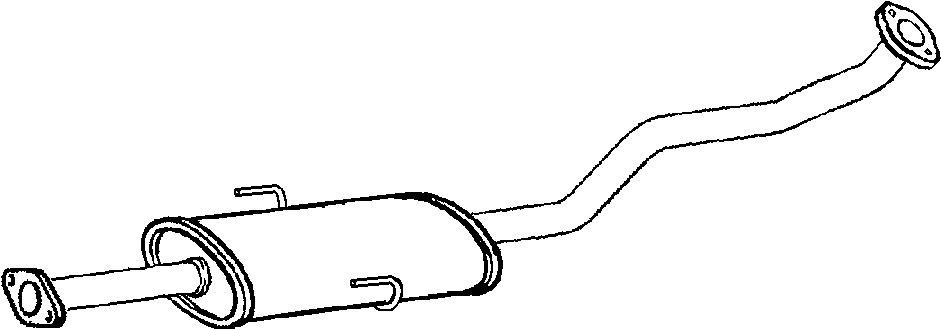 VEGAZ Panela de escape central HUS-189 VEGAZ HUS-189 Silenciador central H100 Van originais preço