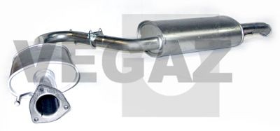 VEGAZ Koncový tlmič výfuku PGS-284 VEGAZ PGS-284 Koncový tlmič výfuku Fiat Ducato 244 Van originálne cena