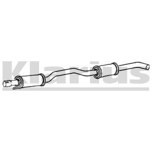 VEGAZ Panela de escape central MOS-219 VEGAZ MOS-219 Panela de escape central LAND ROVER DISCOVERY custo