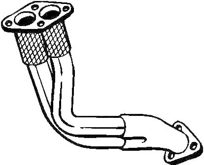 Výfukové potrubie VEGAZ VR-256 VEGAZ VR-256: Vyfukove potrubie Volkswagen SHARAN 2020