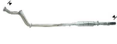 VEGAZ Catalizzatore MK-912 VEGAZ MK-912 Catalizzatore MERCEDES-BENZ W124 Sedan (W124) 300 TD SD 150 CV 1992