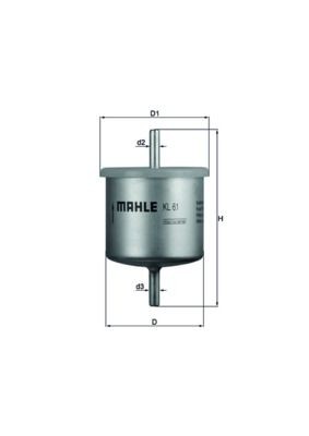 MAHLE Filtro carburante KL 61 MAHLE KL 61 Filtro carburante Ford Mondeo mk2 Station Wagon prezzo