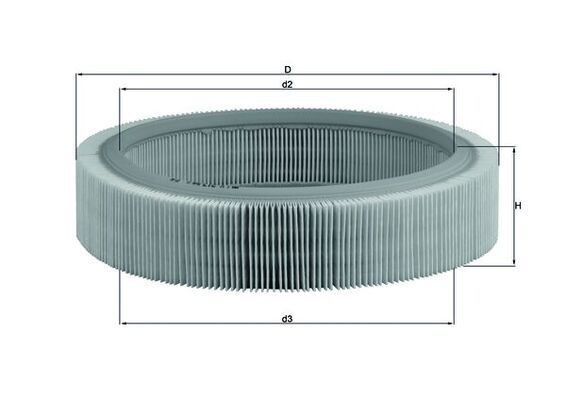 MAHLE Luftfilter LX 317 MAHLE LX 317 Motorluftfilter Renault Megane Scenic Kosten