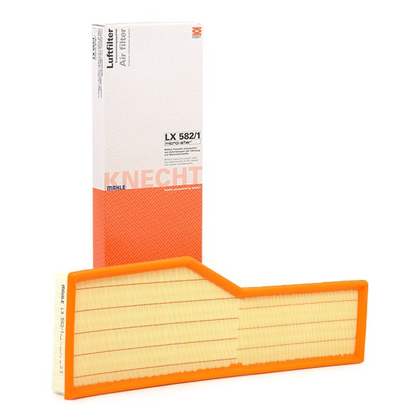 MAHLE Luftfilter LX 582/1 pris Luftfilter PORSCHE LX 582/1 MAHLE