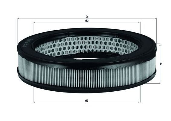 MAHLE Filtro aria LX 67 MAHLE LX 67 Filtro dell'aria MAZDA 818 Station Wagon originale prezzo