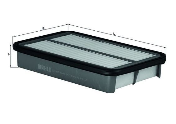Õhufilter MAHLE LX 807 MAHLE LX 807 TOYOTA MR 2 2004 Õhufilter