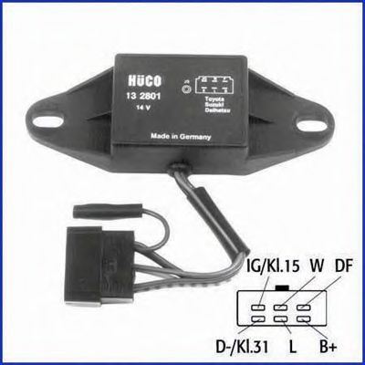 HITACHI Ģeneratora sprieguma regulators 132801 Ģeneratora sprieguma regulators HITACHI Suzuki BALENO 132801