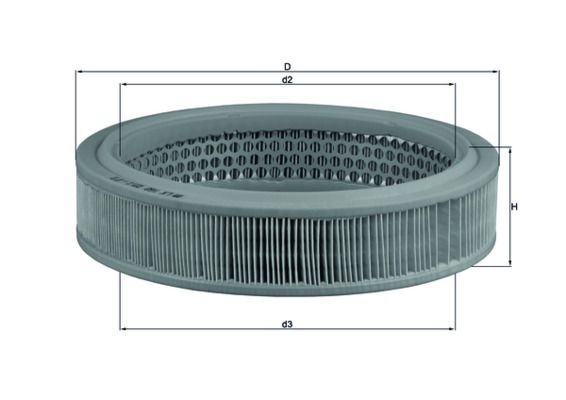 MAHLE Õhufilter LX 160 MAHLE LX160 Õhufilter Seat Ibiza 021A hind