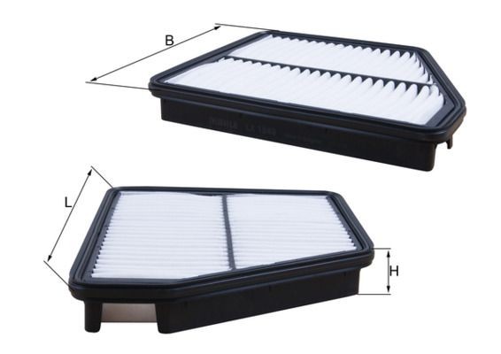 Filtro de ar MAHLE LX 1840 MAHLE LX 1840: Filtro de ar Hyundai MATRIX 2005