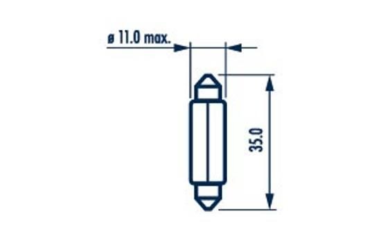 NARVA Gloeilamp, kentekenplaatverlichting 17136 Kentekenplaatverlichting NARVA LAND CRUISER 17136 goedkoop