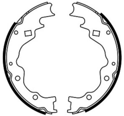 ABE Piduriklotside komplekt C03025ABE Trummelpiduriklotsid ABE TRIBUTE C03025ABE odav