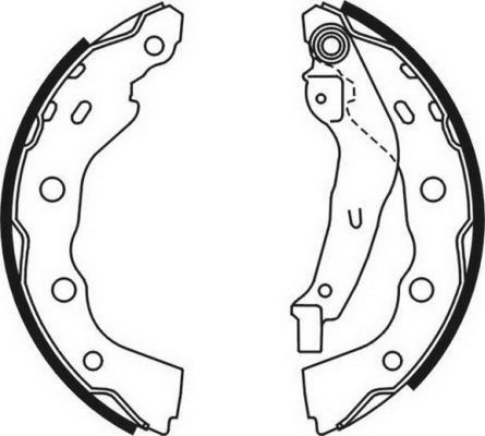 ABE Remschoenset C05059ABE ABE C05059ABE Remschoenen Toyota Avensis T22 Sedan prijs