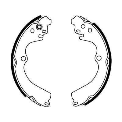 ABE Kit ganasce freni C07009ABE ABE C07009ABE Ganasce Subaru Impreza GC originali prezzo