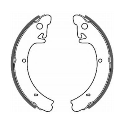 ABE Brake Shoe Set C0L002ABE C0L002ABE ABE brake shoes for CHEVROLET LACETTI