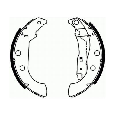ABE Remschoenset C0P029ABE Citroën XANTIA Remschoen ABE C0P029ABE