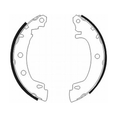 Brake Shoe Set ABE C0R012ABE ABE C0R012ABE RENAULT MEGANE 2023 brake shoes price