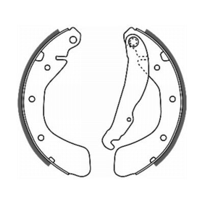 ABE Brake Shoe Set C0X007ABE Chevy LACETTI ABE brake shoes C0X007ABE