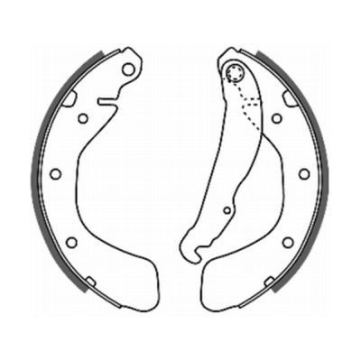 ABE Brake Shoe Set C0X008ABE CHEVROLET LACETTI ABE brake shoes C0X008ABE