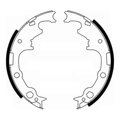 ABE Kit ganasce freni C0Y003ABE ABE C0Y003ABE Kit ganasce freni JEEP Wrangler III SUV (JK) 3.8 205 CV 2006