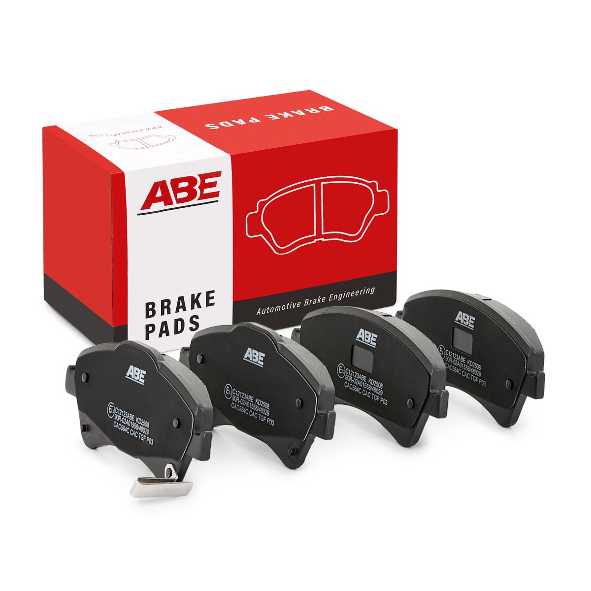 ABE Pastilhas de travão C12123ABE C12123ABE Pastilhas de travão ABE TOYOTA PROACE